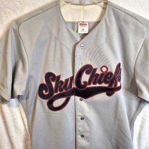 Syracuse Sky Chiefs Wilson 44 Tommie Agee Signed Fan Jersey